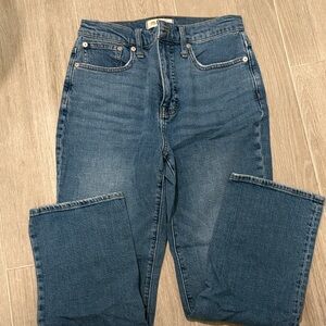 Madewell Light Blue Denim Jeans - High Waist Detail
